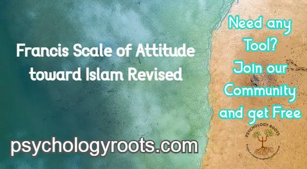 Francis Scale of Attitude toward Islam Revised
