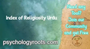 Index of Religiosity Urdu