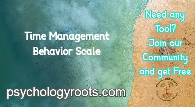 Time Management Behavior Scale
