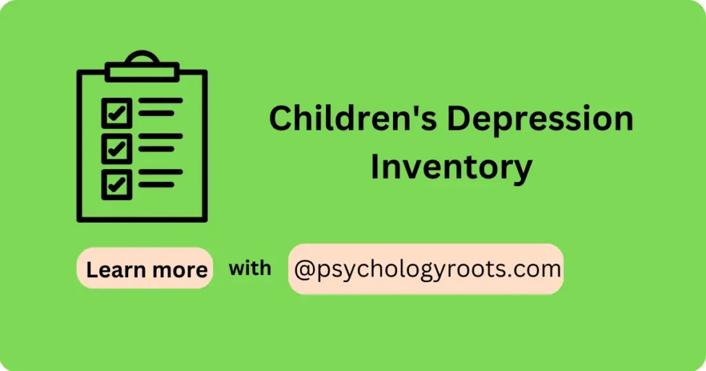 Children's Depression Inventory