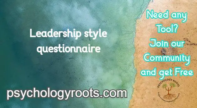 Leadership style questionnaire