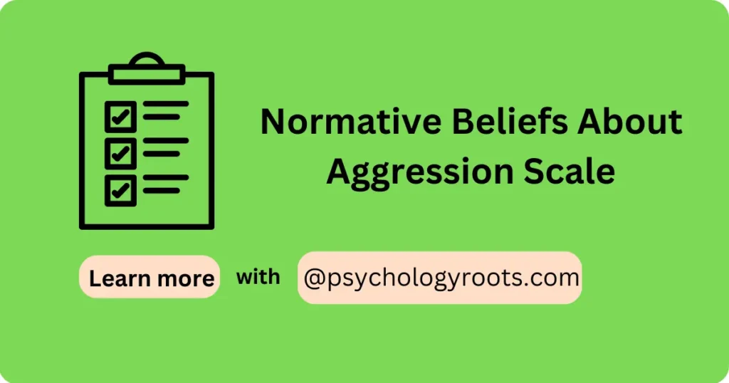Normative Beliefs About Aggression Scale