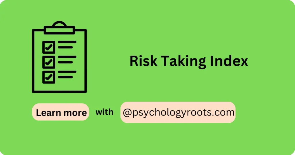 Risk Taking Index