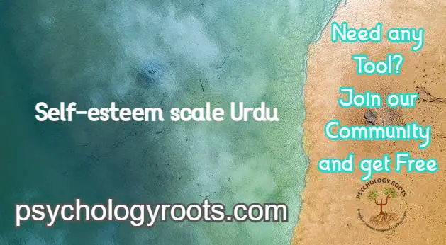 Self-esteem scale Urdu