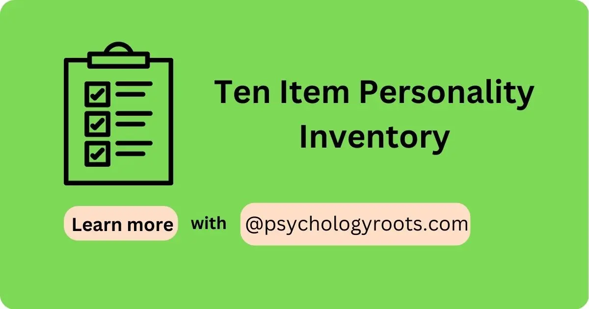 Ten Item Personality Inventory