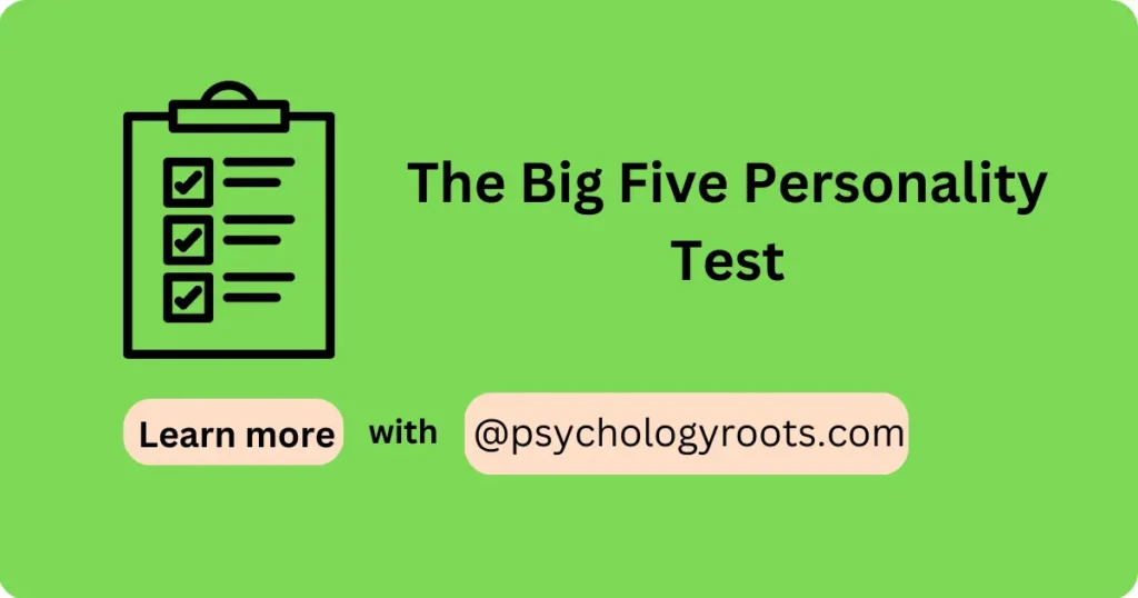 The Big Five Personality Test