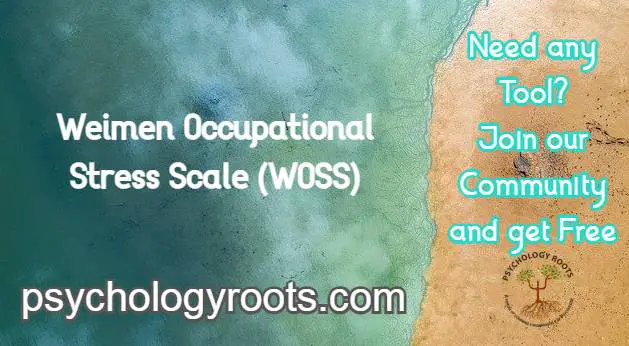 Weimen Occupational Stress Scale (WOSS)