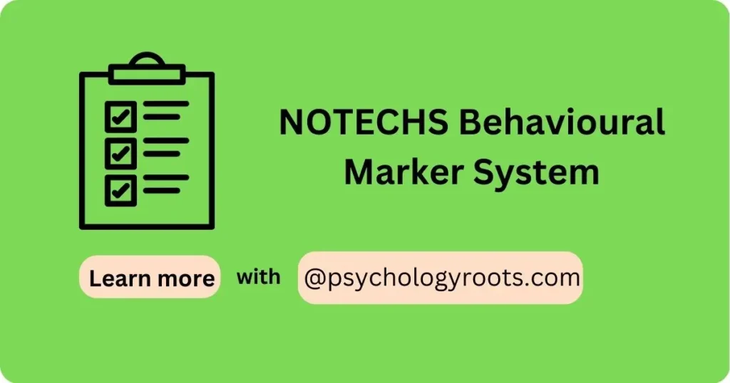 NOTECHS Behavioural Marker System
