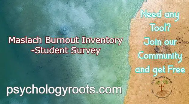 Maslach Burnout Inventory - Student Survey
