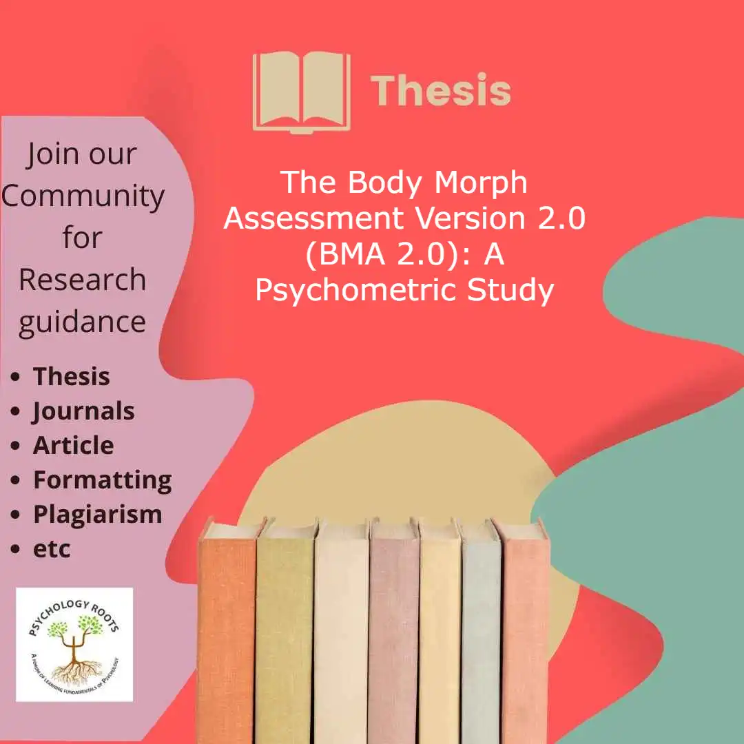 The Body Morph Assessment Version 2.0 (BMA 2.0): A Psychometric Study