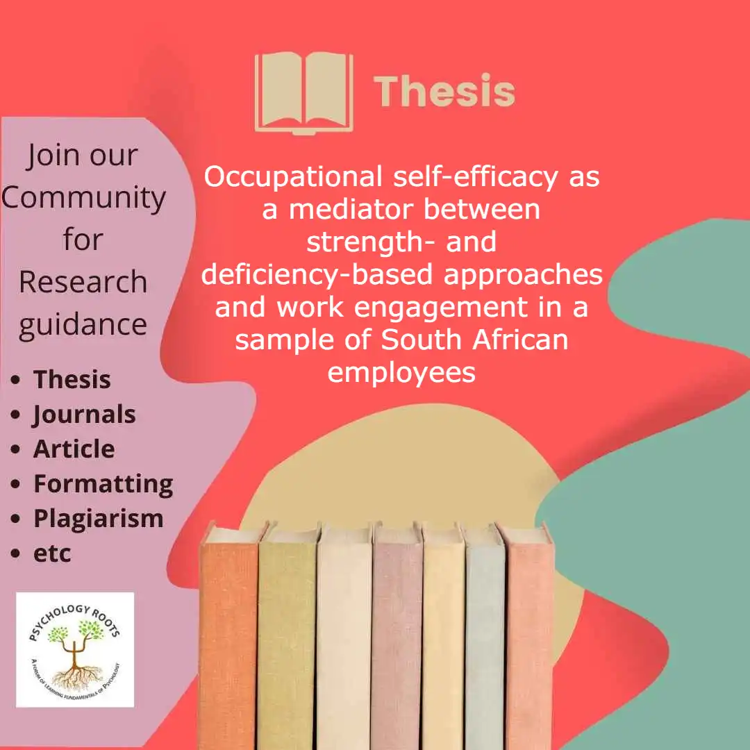 Occupational self-efficacy as a mediator between strength- and deficiency-based approaches and work engagement in a sample of South African employees