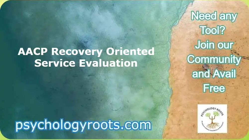 AACP Recovery Oriented Service Evaluation