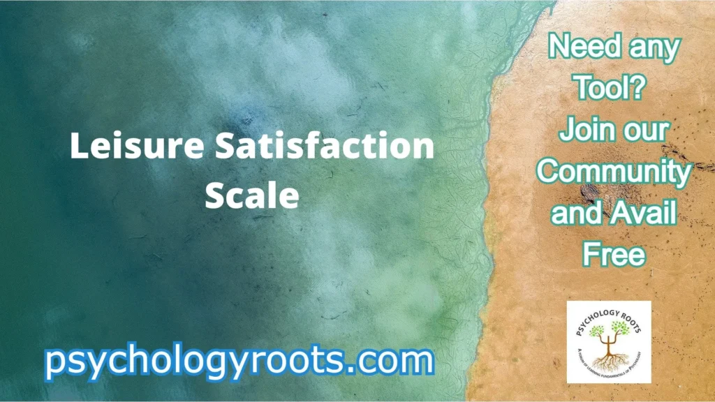 Leisure Satisfaction Scale