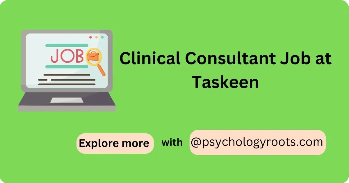 Clinical Consultant Job at Taskeen