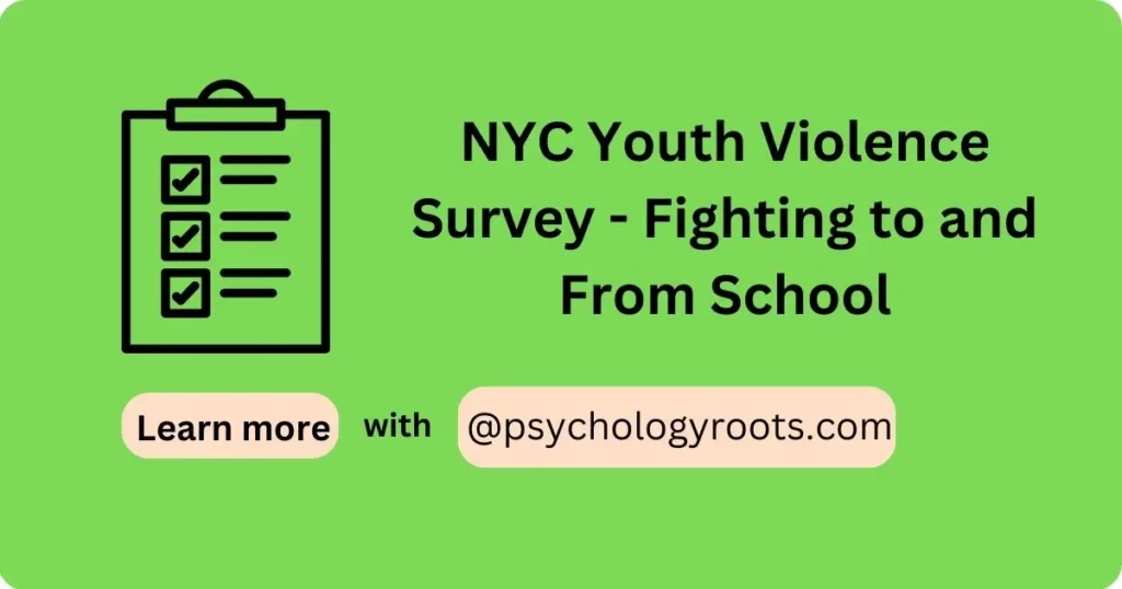 NYC Youth Violence Survey - Fighting to and From School
