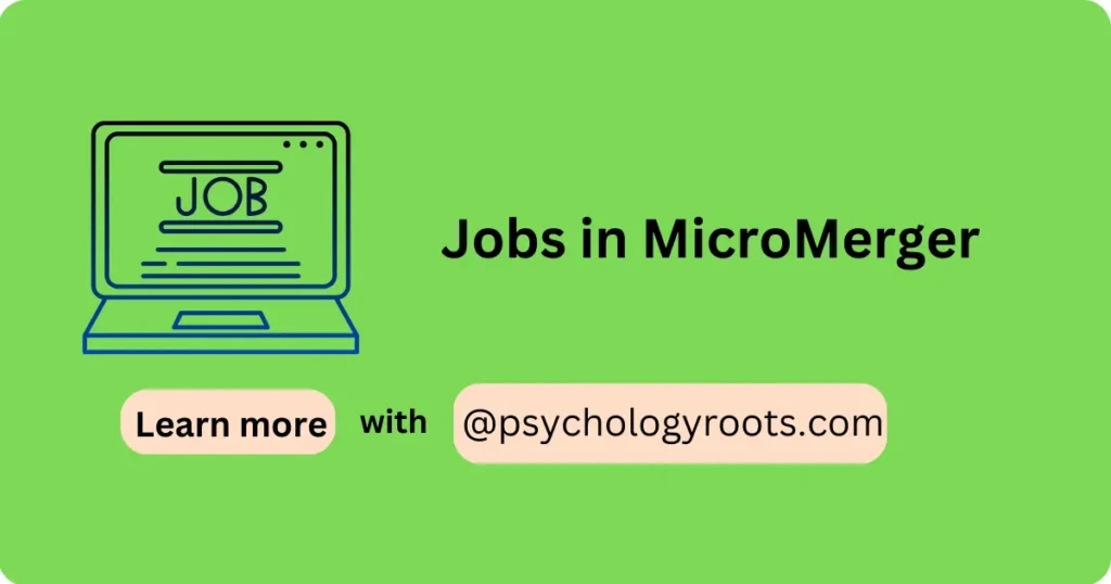 Jobs in MicroMerger