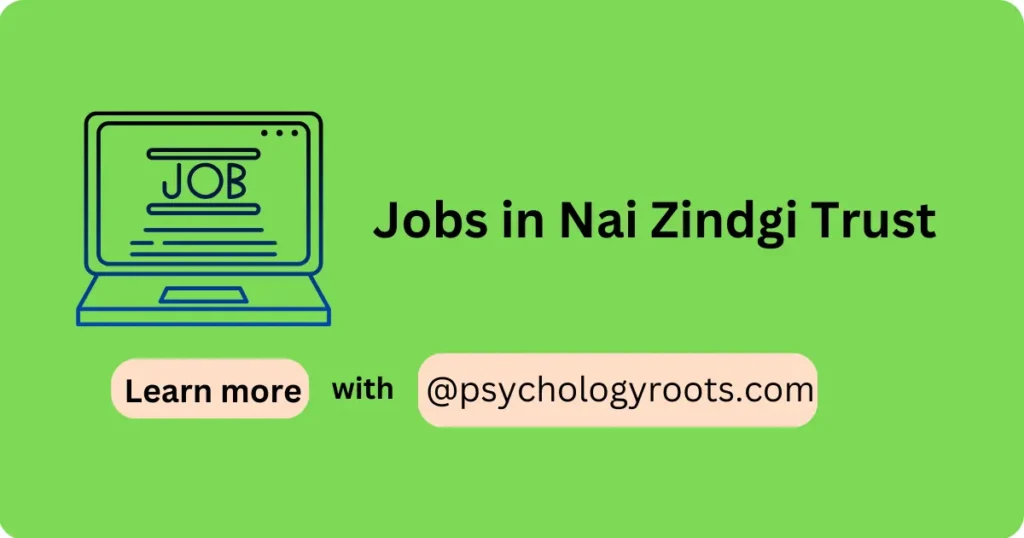 Jobs in Nai Zindgi Trust