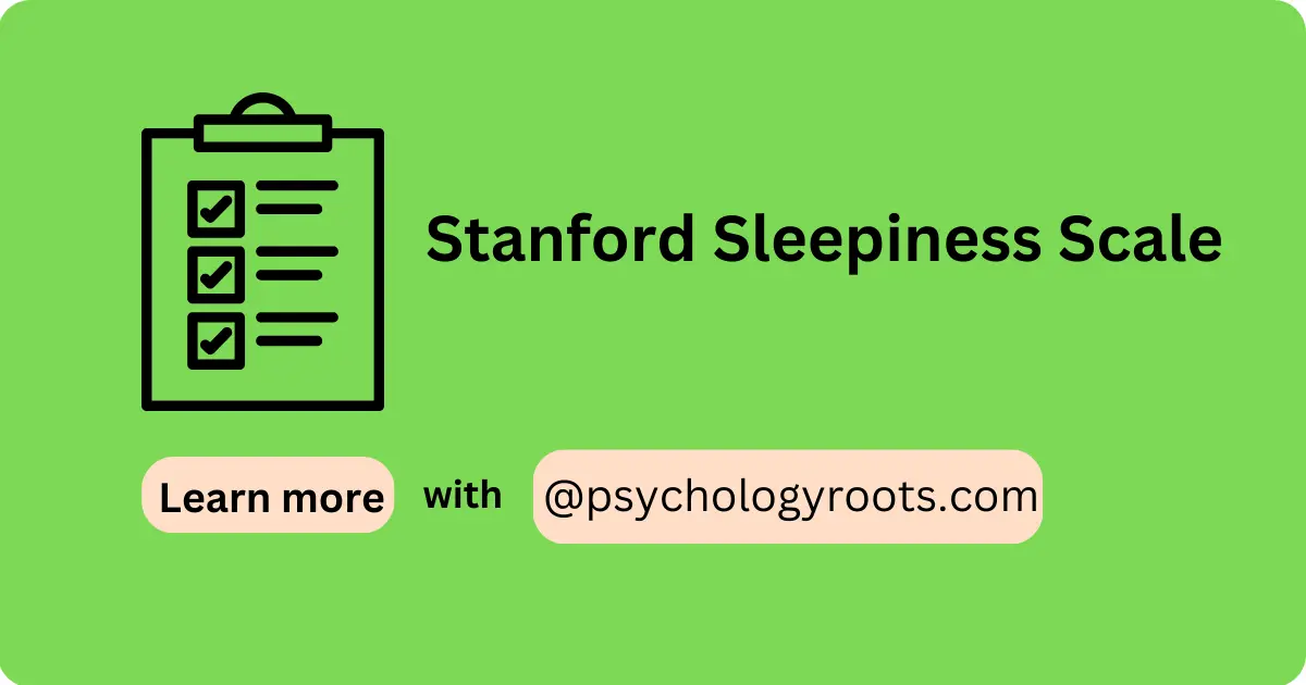 Stanford Sleepiness Scale