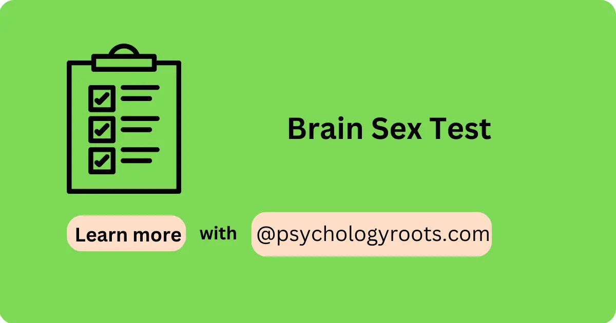 Brain Sex Test Psychology Roots 4245