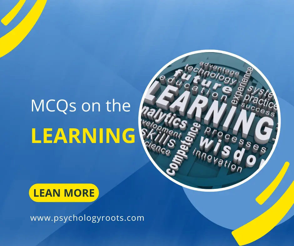 MCQs on the Learning