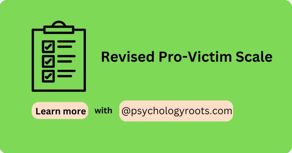 Revised Pro-Victim Scale