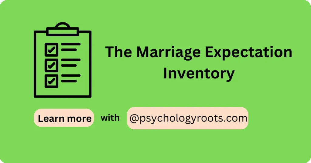 The Marriage Expectation Inventory