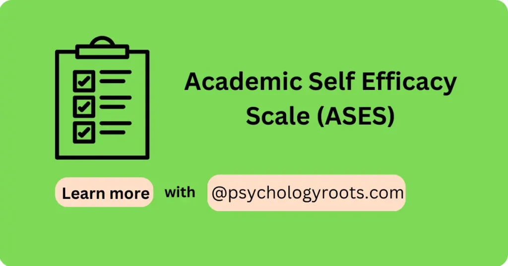 Academic Self Efficacy Scale (ASES)