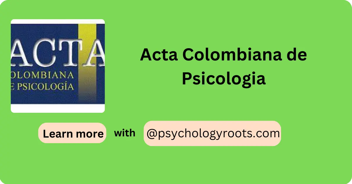 Acta Colombiana de Psicologia