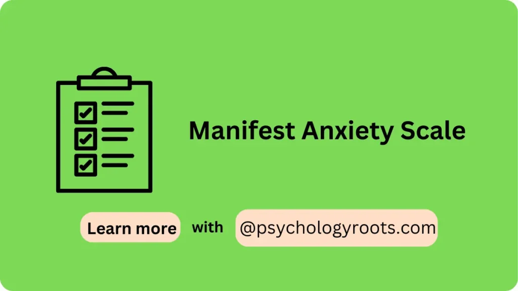 Manifest Anxiety Scale