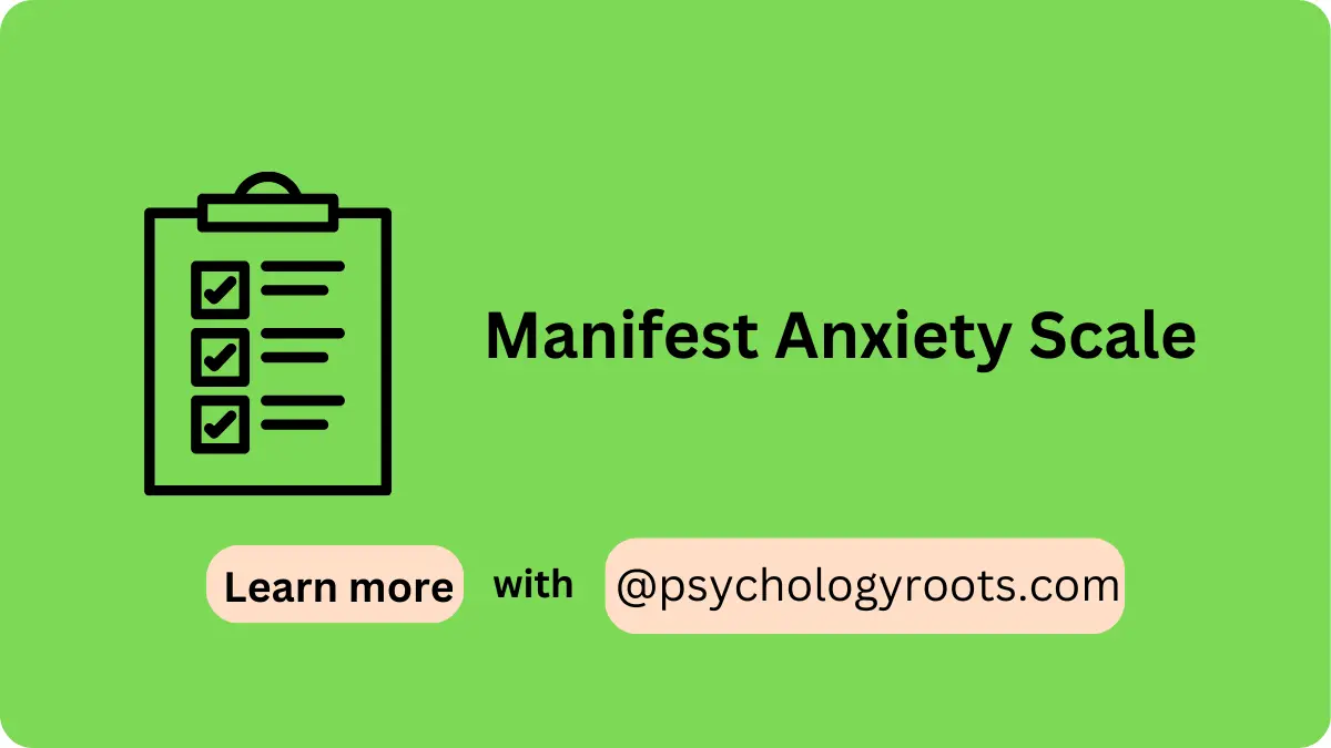 Manifest Anxiety Scale