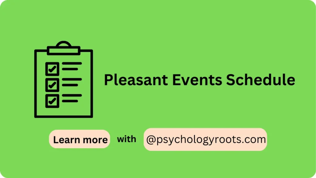 Pleasant Events Schedule