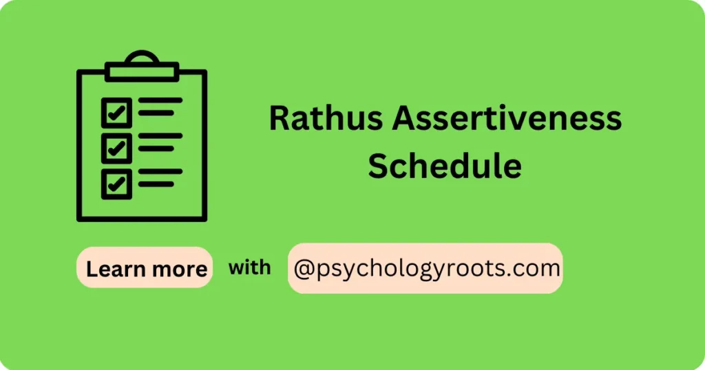 Rathus Assertiveness Schedule