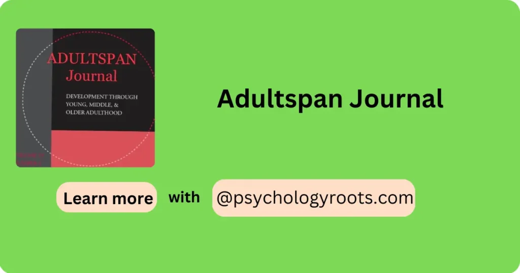 Adultspan Journal
