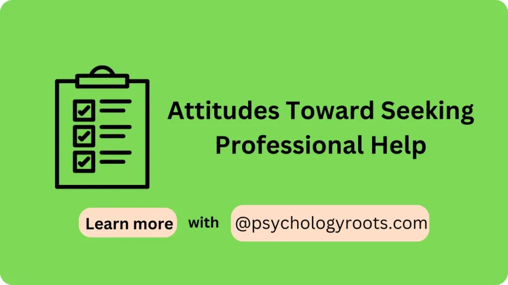 Attitudes Toward Seeking Professional Help