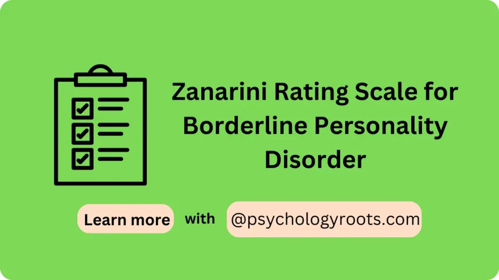 Zanarini Rating Scale for Borderline Personality Disorder