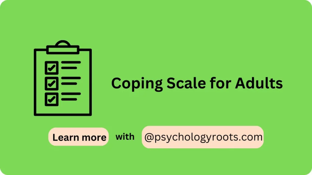 Coping Scale for Adults