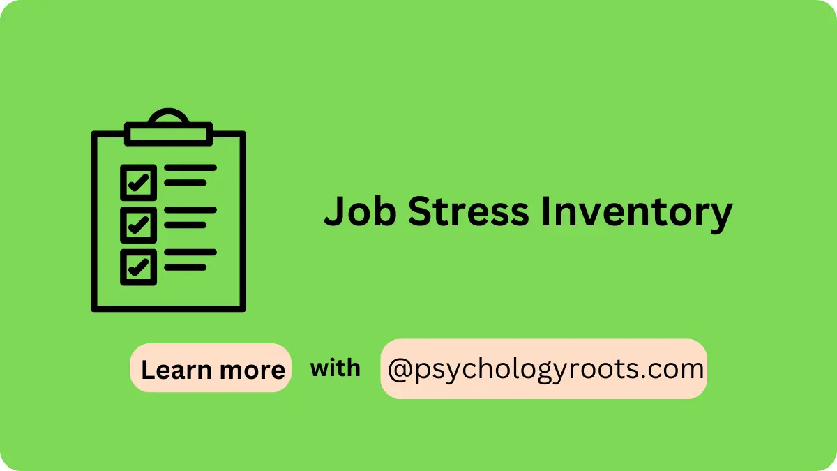 Job Stress Inventory