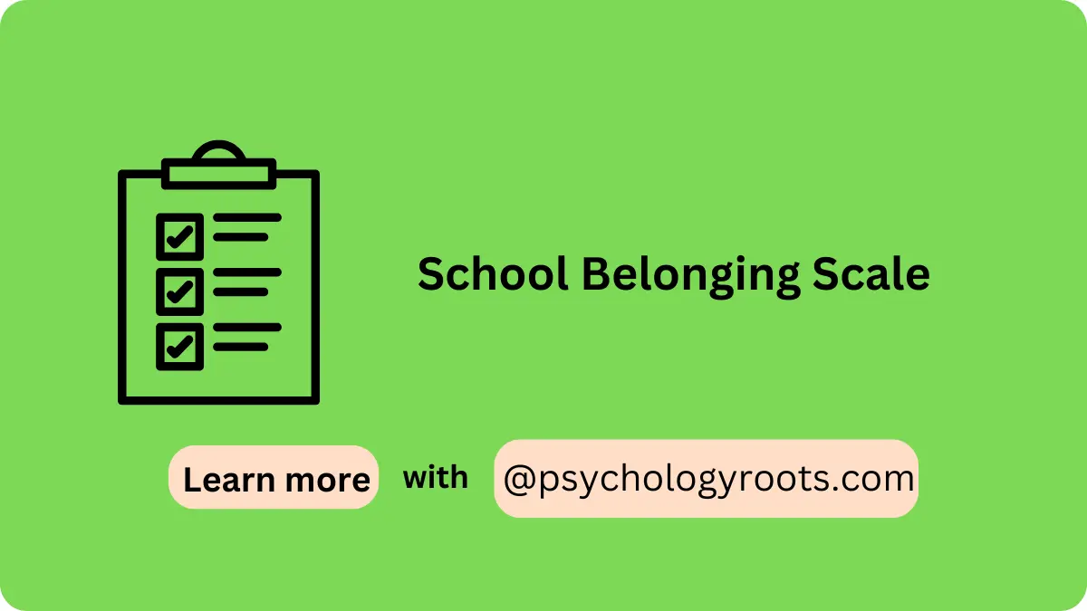 School Belonging Scale