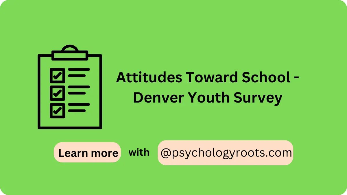 Attitudes Toward School - Denver Youth Survey