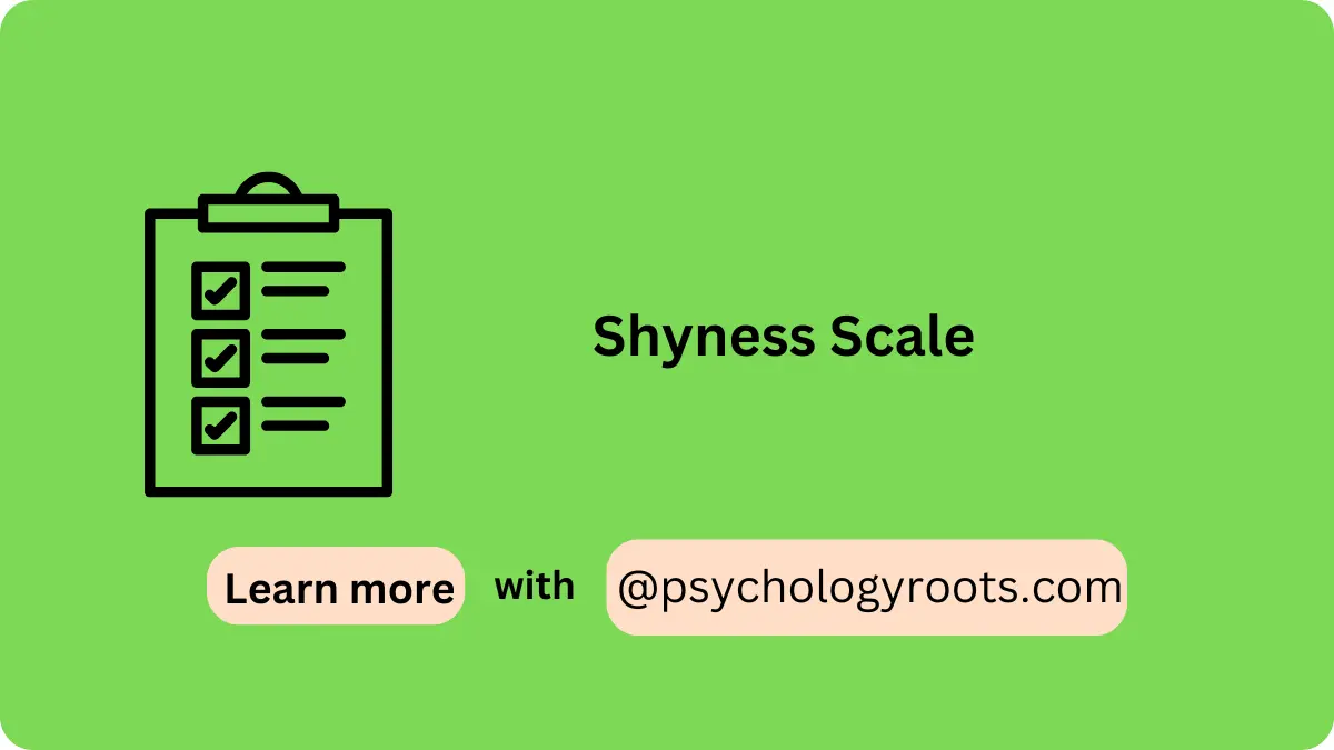 Shyness Scale