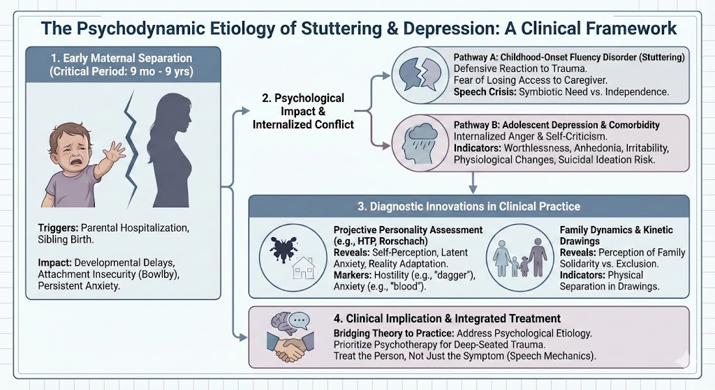 Childhood Stuttering and Depression Clinical Analysis of Separation