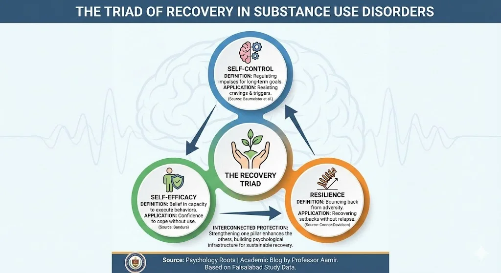 Self-Control, Efficacy & Resilience in Substance Use Disorders A Study