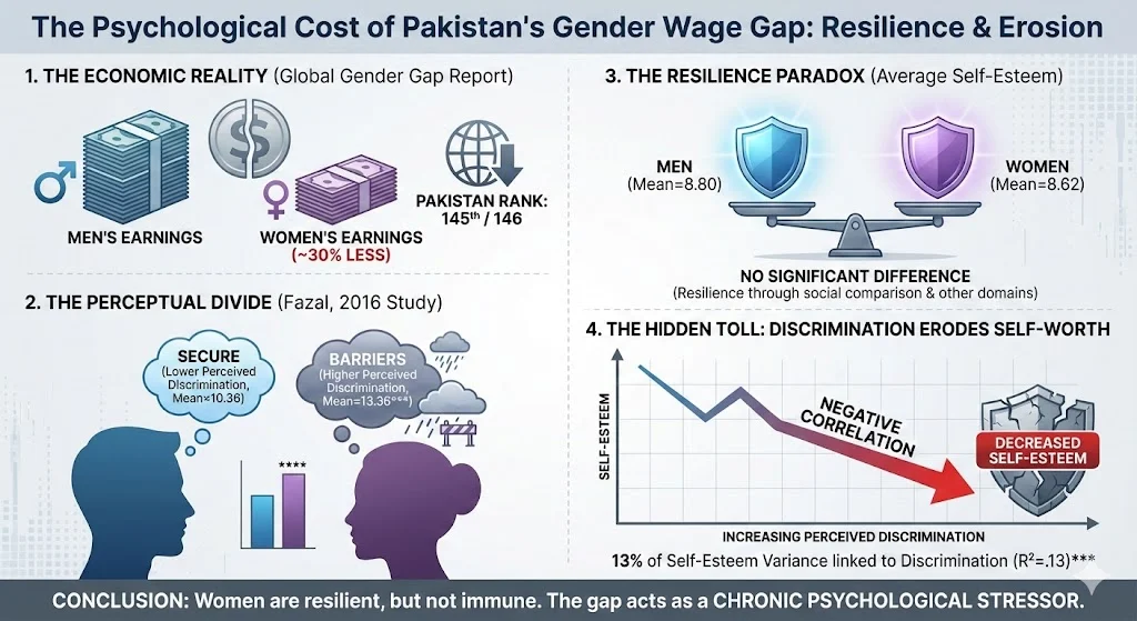 Wage Discrimination & Self-Esteem Insights from Pakistani Research