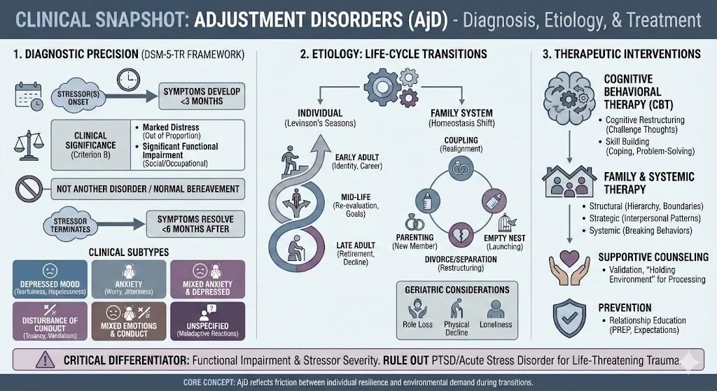 Adjustment Disorders Guide DSM-5 Criteria, Symptoms, and Treatments