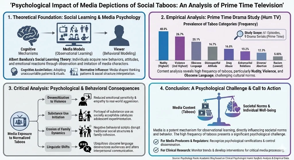 Psychological Impact of Media Taboos on Human Behavior