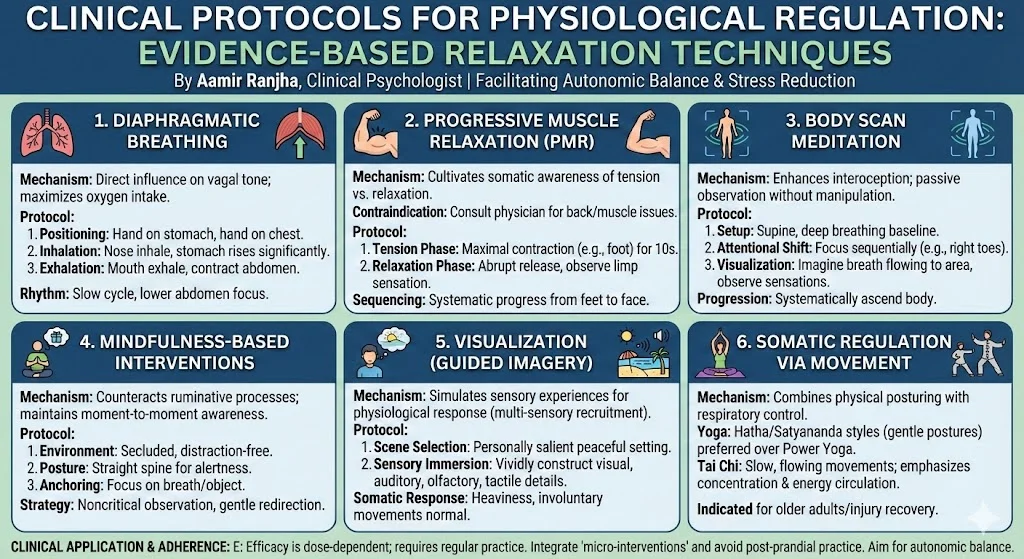 The Psychology of Stress Relief 6 Proven Physiological Interventions