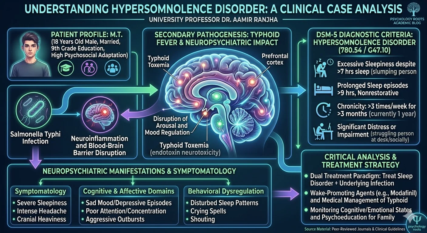Hypersomnolence Disorder Case Study Typhoid Complications