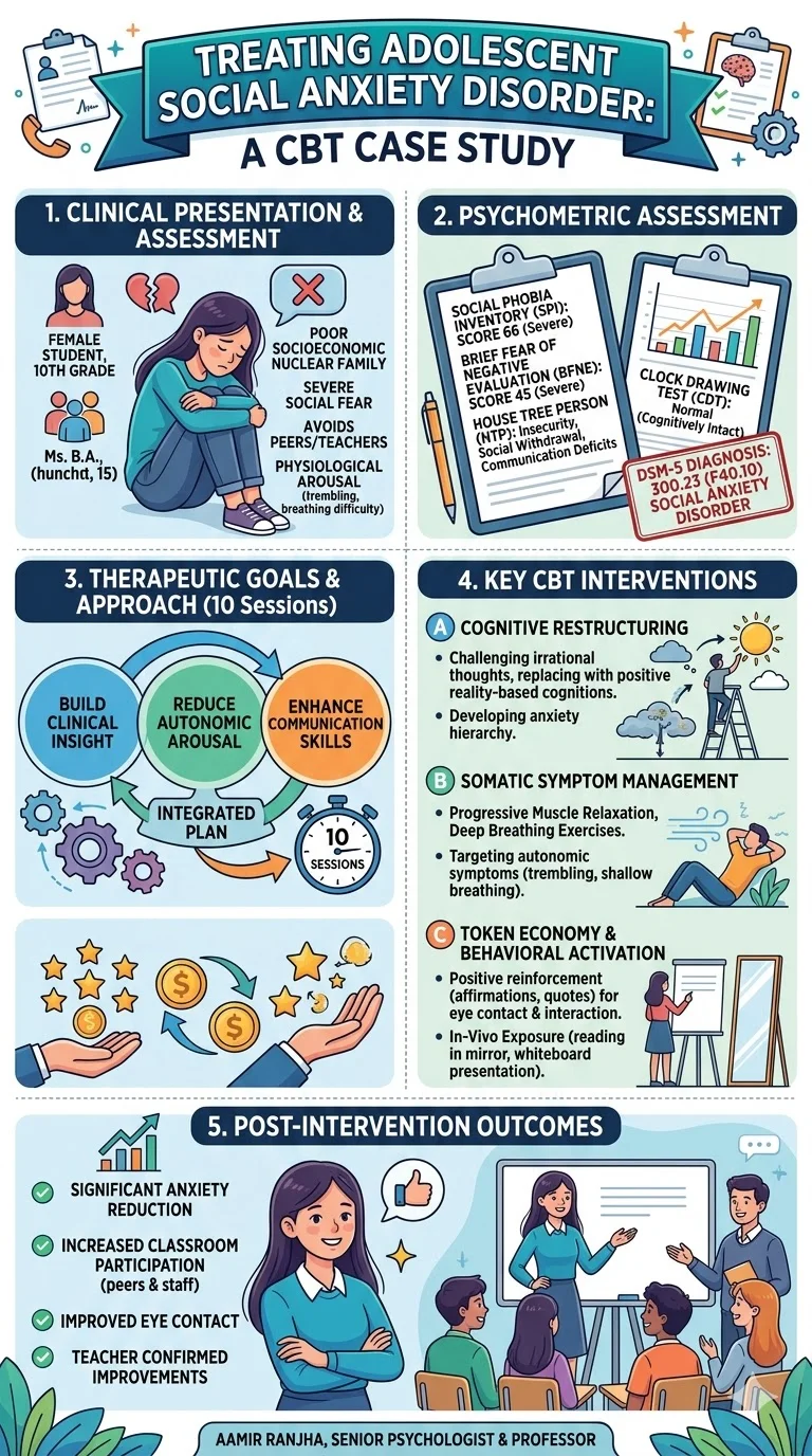 Treating Adolescent Social Anxiety Disorder with CBT